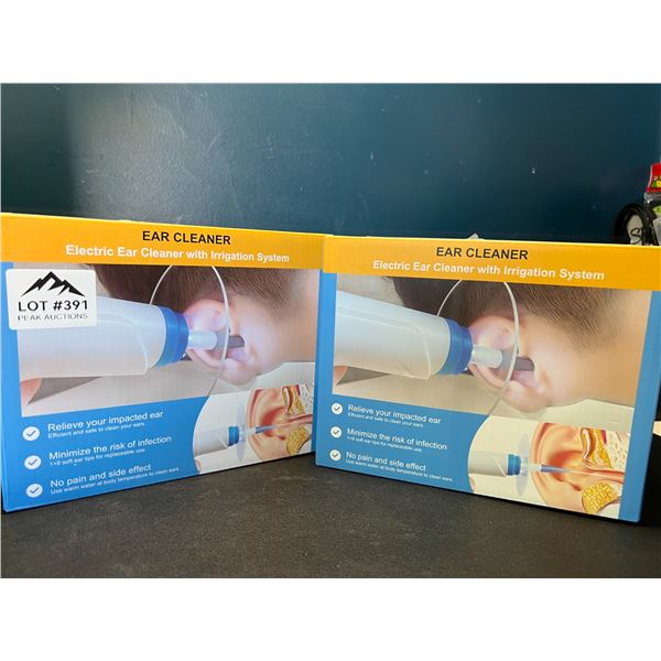 Lot of 2 Electric Ear Cleaners w/ Irrigation System