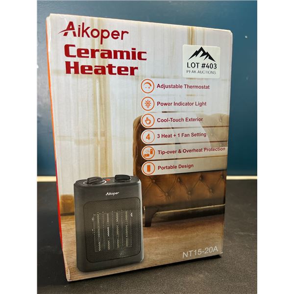 Lot of 1 Ceramic Portable Space Heater