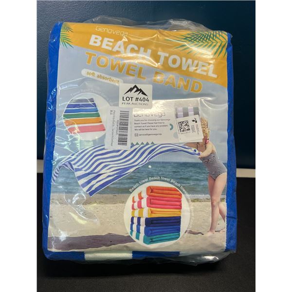 Lot of Striped Beach Towels - 4Pack - Large Size (60 x 28inch)