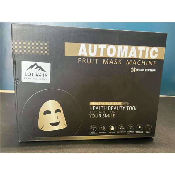 Lot of 1 Autoamtic Fruit Mask Machine Beauty Device