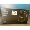 Image 2 : Lot of 1 London Sip 3-Cup Stovetop Espresso Maker
