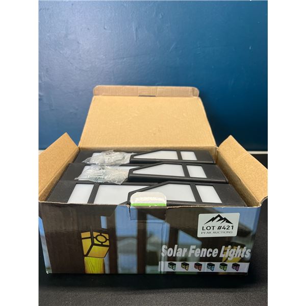 Lot of Solar Fence Lights - 6pack