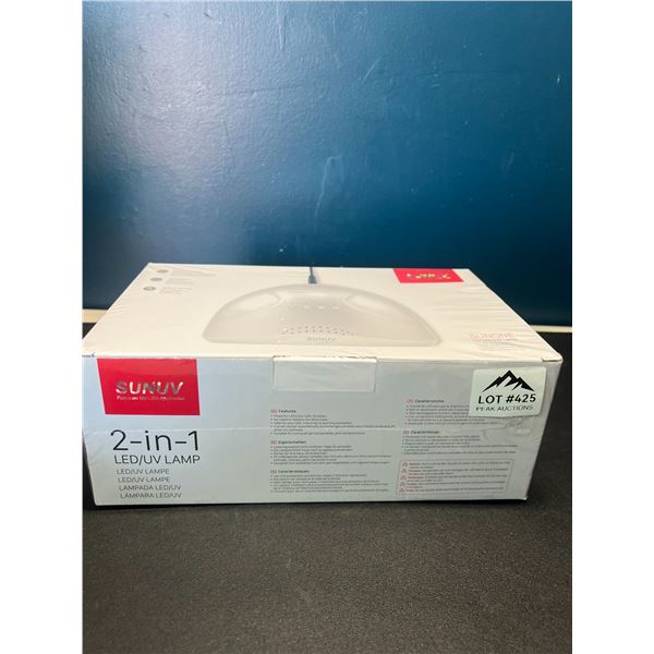 Lot of 1 SunUV Professional 2-in-1 LED/UV Nail Lamp