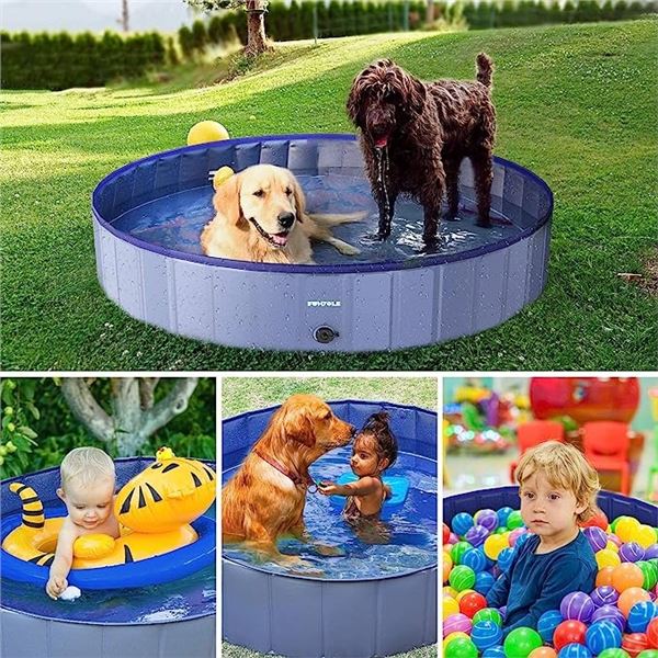 Lot of 1 Funyole 63" Kids/Pet Foldable Pool