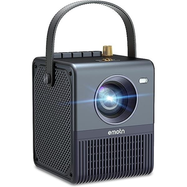 Lot of 1 Emotn H1 Mini Video Projector w/ Wifi/Blueotooth