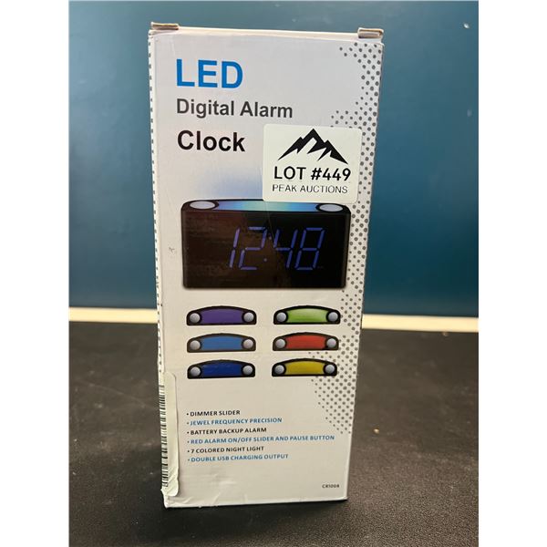 Lot of 1 LED Digital Alarm Clock