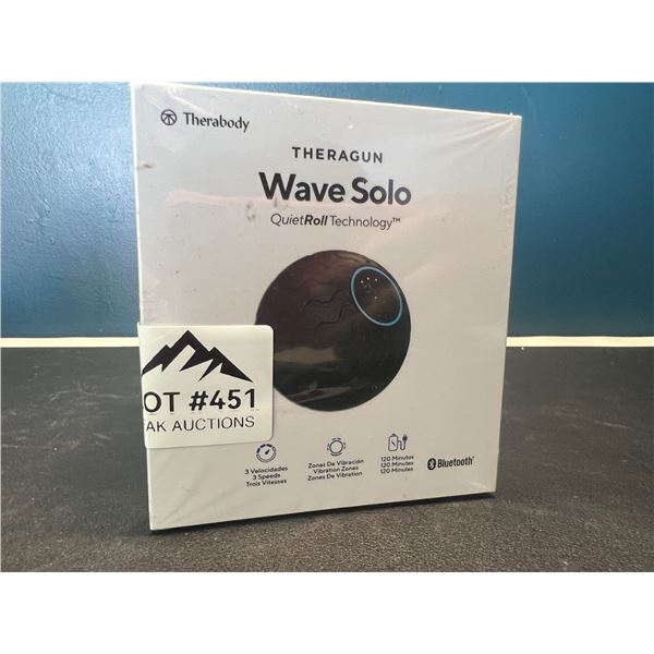 Lot of 1 Theragun Wave Solo Vibrating Roller Massage Therapy Ball