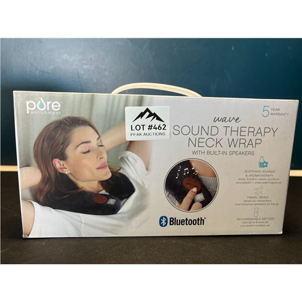 Lot of 1 Pure Wave Sound Therapy Neck Wrap w/ Built-In Speakers