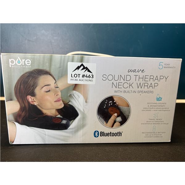 Lot of 1 Pure Wave Sound Therapy Neck Wrap w/ Built-In Speakers