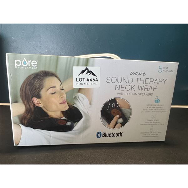 Lot of 1 Pure Wave Sound Therapy Neck Wrap w/ Built-In Speakers
