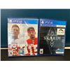 Image 1 : Lot of 2 Playstation 4 Games - Madden 22 & Skyrim VR