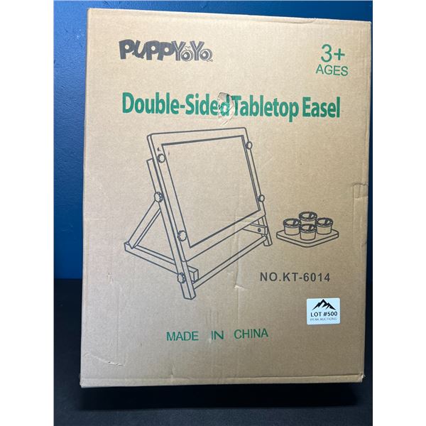 Lot of 1 Kids Double-Sided Tabletop Easel