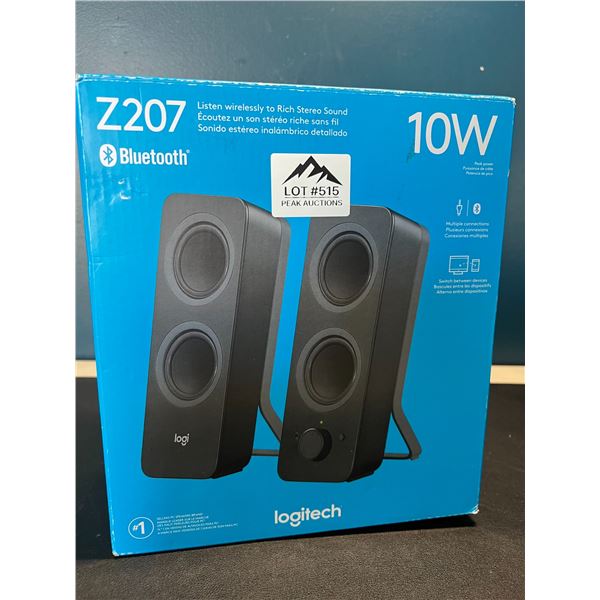 Lot of Logitech Z207 Bluetooth Stereo Speakers
