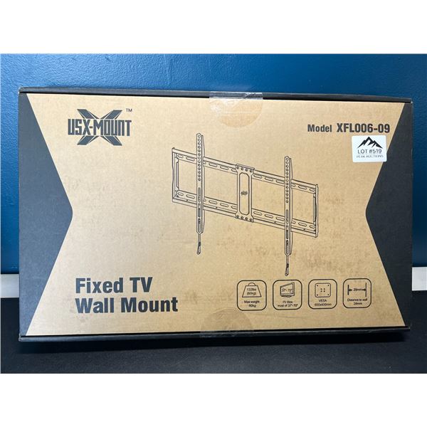 Lot of 1 Fixed TV Wall Mount - Fits most 37-70inch TV's