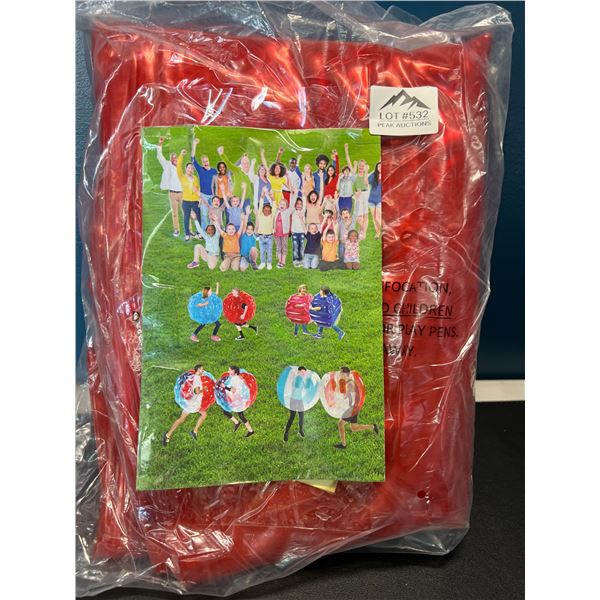 Lot of 1 Inflatable Wearable Bumper/Bubble Ball