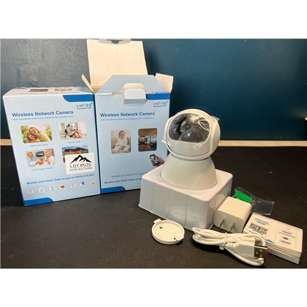 Lot of 2 Wireless Network Indoor Security Cameras/Baby Monitors