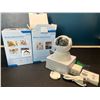 Image 1 : Lot of 2 Wireless Network Indoor Security Cameras/Baby Monitors