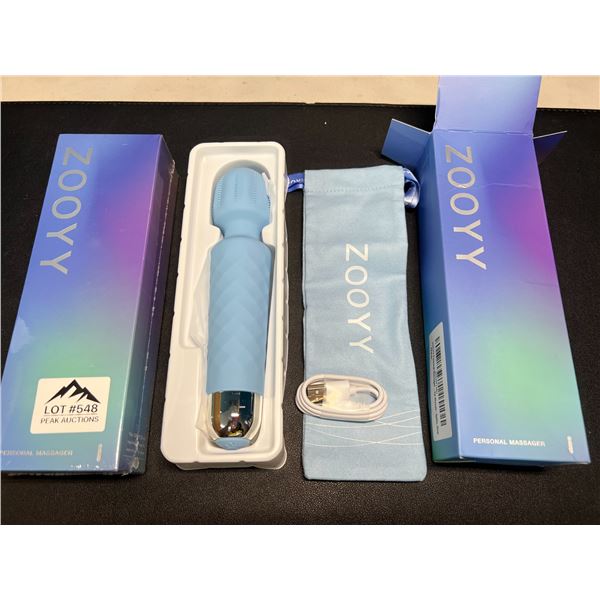 Lot of 2 Zooyy Rechargeable Personal Massagers/Adult Sex Toys for Women - Quiet & Waterpoof