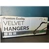 Image 1 : Lot of 1 Box of Premium Velvet Coat Hangers - Pack of 60 - Pink!