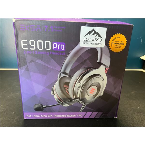 Lot of 1 E9000 Pro 2-in-1 Gaming Headset
