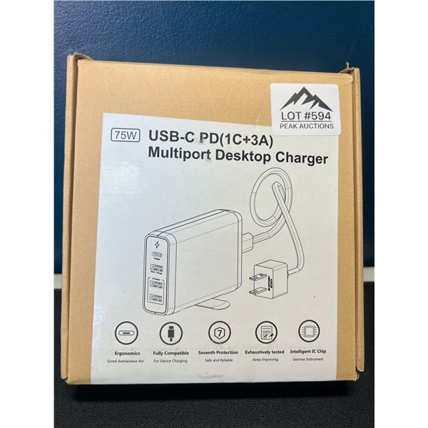 Lot of 1 USB-CD Multiport Desktop Charger