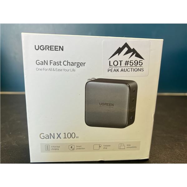 Lot of 1 Ugreen GaN Fast Charger - GaN X 100W