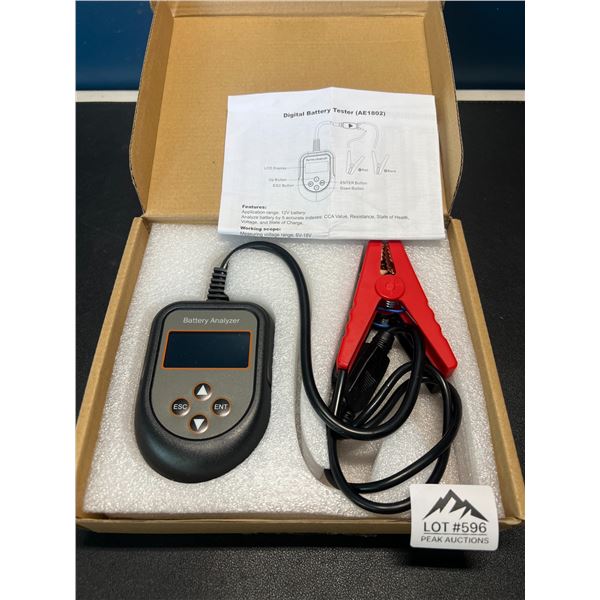 Lot of 1 Digital Battery Tester