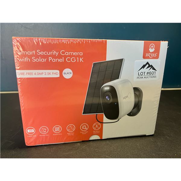 Lot of 1 Smart Security Camera with Solar Panel