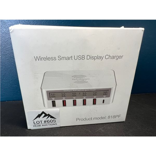 Lot of 1 Wireless Smart USB Dispay Charger
