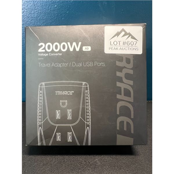 Lot of 1 2000W Travel Adapter