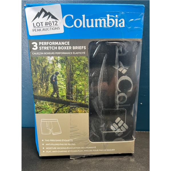 Lot of 1 Columbia Boxer Breifs Medium - 3 Pack!