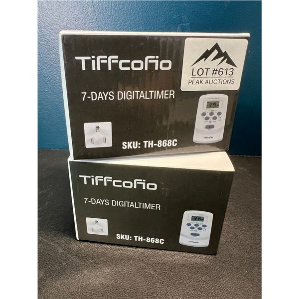 Lot of 2 7 Day Digital Timers