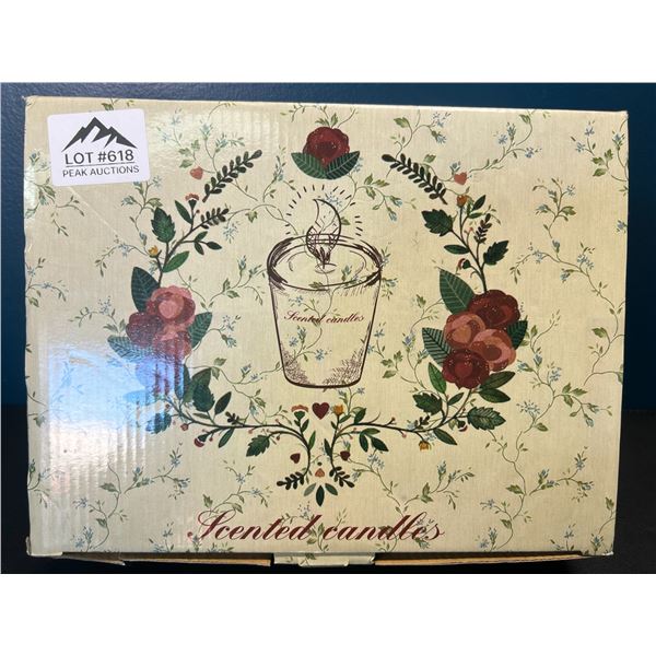 Lot of 1 Box of Scented Candles - 12 Pack... SMELLS AMAZING
