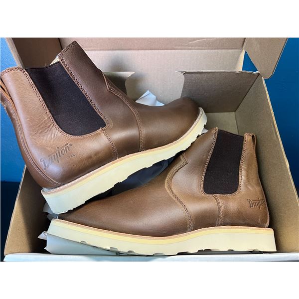 Lot of 1 Pair of Dayton Leather Boots - Chelsea Style Size 10 1/2