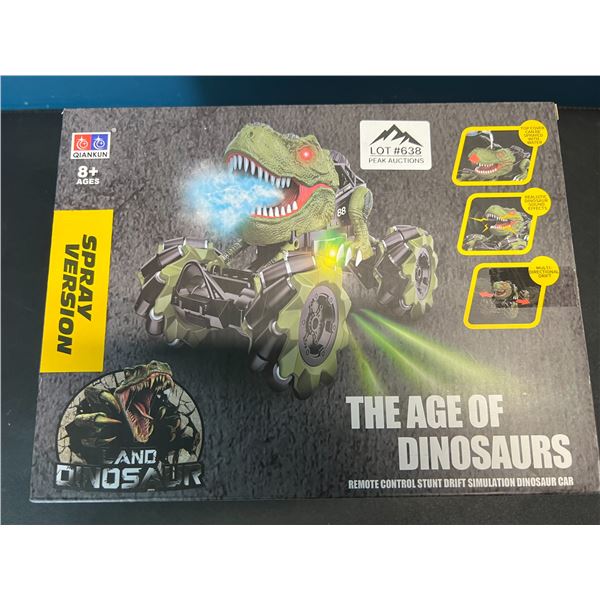 Lot of 1 Dinosaur Style Remote Control Stunt Car