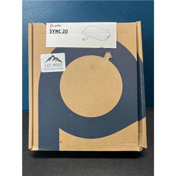 Lot of 1 Poly Sync20 Portable Smart Speakerphone - Bluetooth