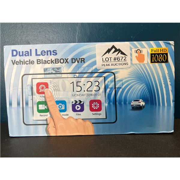 Lot of 1 Dual Lens Black Box DVR System
