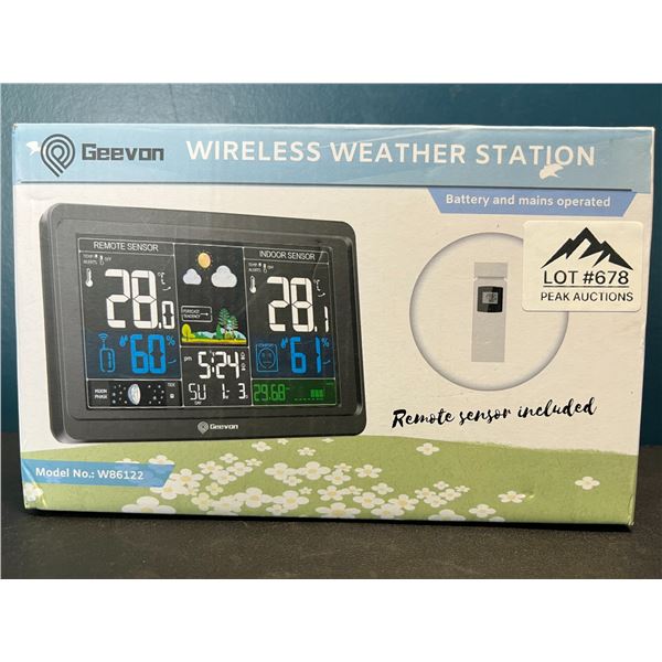 Lot of 1 Wireless Weather Station