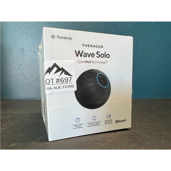 Lot of 1 Theragun Wave Solo Vibrating Roller Massage Therapy Ball