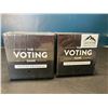 Image 1 : Lot of 2 "The Voting Game" Adult Card Games