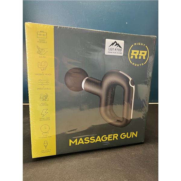 Lot of 1 RightRoute Handheld Deep-Tissue Massage Gun - Brand New SEALED!