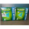 Image 1 : Lot of 2 Boxes of Nicorette Gum; Quit Smoking Aid - Value Size Boxes; 210 PCS per box! Extreme Mint