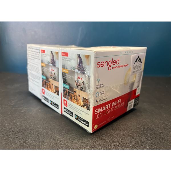 Lot of 3 Boxes of Sengled Smart WiFi LED Lightbulbs - 2per box/6 total
