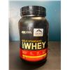 Image 1 : Lot of 1 Gold Standard 100% Whey Protein Powder - Banana Cream - 2LBs