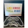 Image 1 : Lot of 1 LED Neon Wall Sign - Large 15-Inch - Gamepad Design