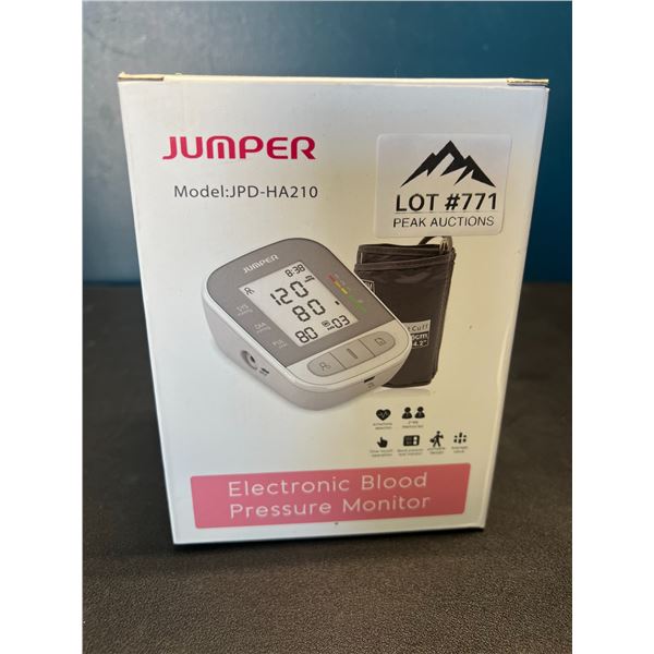 Lot of 1 Jumper Electronic Blood Pressure Monitor