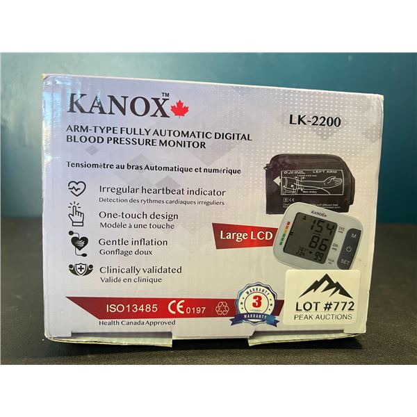 Lot of 1 Arm-Type Fully Automatic Digital Blood Pressure Monitor