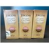 Image 1 : Lot of 3 Jergens Natural Glow Face Moisturizers - w/ SPF 20 - For Medium to Deep Skin Tones