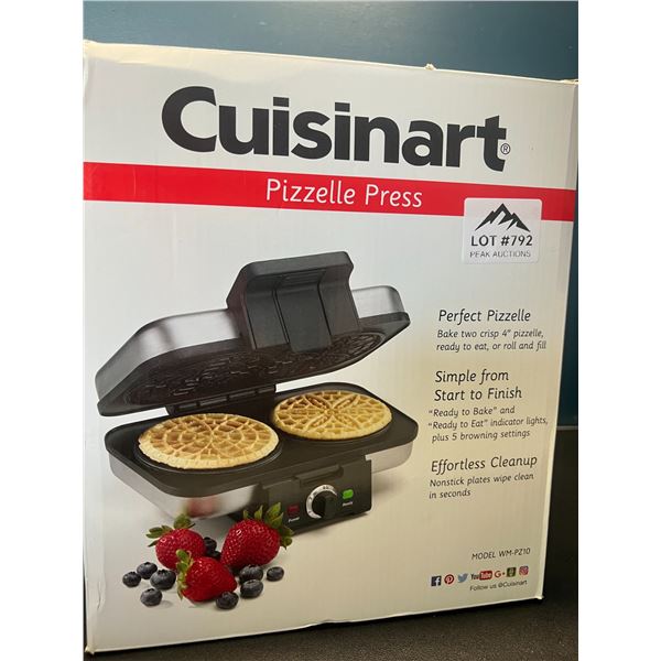 Lot of 1 Cuisinart Pizzelle Press