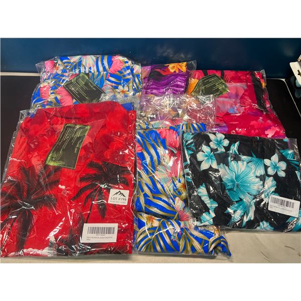 Lot of 6 Assorted Hawaiian T-Shirts (Assorted Sizes/Designs)